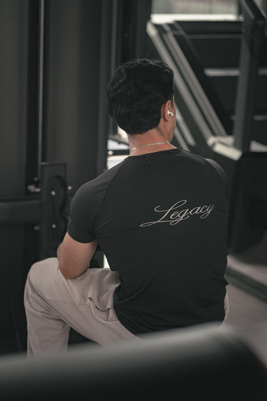 SQ Silver T-shirt (Negro)